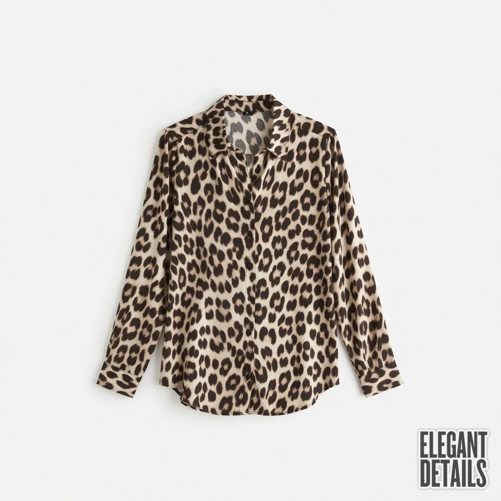 Leopard Button-Down Shirt 3