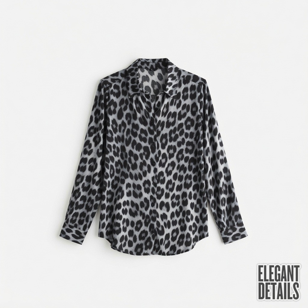Leopard Button-Down Shirt 2